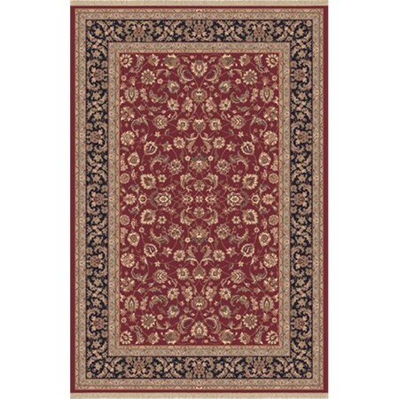 Dynamic Rugs Brilliant 6 ft. 7 in. x 9 ft. 10 in. 72284-331 Rug - Red BR71072284331